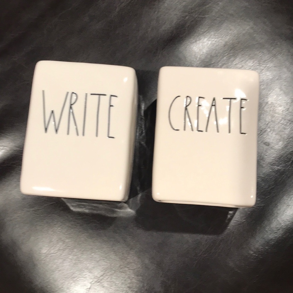 New Rae Dunn CREATE and WRITE